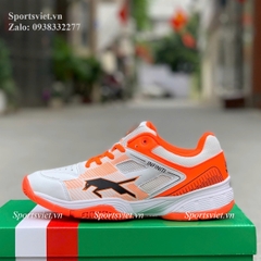 Giày VHD Acura (cầu lông, bóng chuyền, tennis, bóng bàn, Pickleball) màu trắng cam