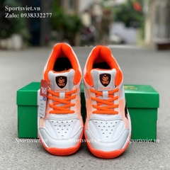 Giày VHD Acura (cầu lông, bóng chuyền, tennis, bóng bàn, Pickleball) màu trắng cam