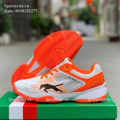 Giày VHD Acura (cầu lông, bóng chuyền, tennis, bóng bàn, Pickleball) màu trắng cam