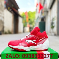 Giày bóng chuyền nam cày sân bê tông VHD sói đỏ cổ cao chính hãng