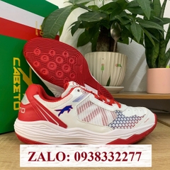 Giày VHD Winner trắng đỏ (cầu lông, bóng chuyền, tennis, bóng bàn, Pickleball)