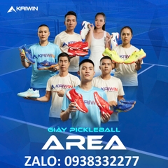 Giày Pickleball Kaiwin Area chính hãng màu trắng