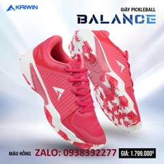 Giày Pickleball Kaiwin Balance chính hãng màu trắng hồng