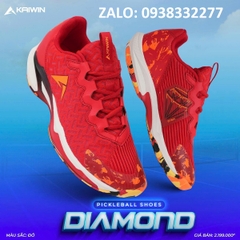 Giày Pickleball Kaiwin Diamond chính hãng màu trắng hồng