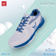 Giày Wika Kitto (Cầu lông, bóng chuyền, Pickleball) màu navy