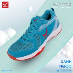 Giày Wika Kitto (Cầu lông, bóng chuyền, Pickleball) màu navy