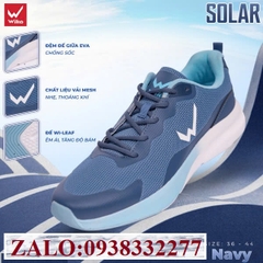 Giày chạy bộ Wika Solar chính hãng giá rẻ màu xanh navy