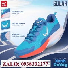 Giày chạy bộ Wika Solar chính hãng giá rẻ màu xanh dương