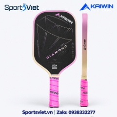 Vợt Pickleball Kaiwin Diamond Gen 2 Carbon T700 cao cấp – Mặt nhám, tạo xoáy, công thủ toàn diện
