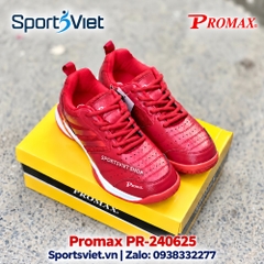 Giày Promax PR-240625 Chơi Cầu Lông, Pickleball, Bóng Chuyền Nam Nữ Chính Hãng Giá Rẻ Màu Đỏ