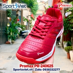 Giày Promax PR-240625 Chơi Cầu Lông, Pickleball, Bóng Chuyền Nam Nữ Chính Hãng Giá Rẻ Màu Đỏ