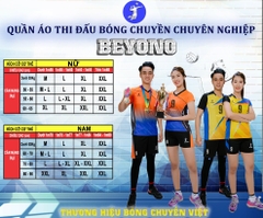 Quần áo bóng chuyền nam nữ Beyono chính hãng