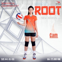 Bộ Quần Áo Bóng Chuyền Nam Beyono Root Cam