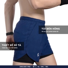 Quần chạy bộ nam Egan QR02 màu ghi