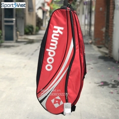 Túi đựng vợt cầu lông Kumpoo giá rẻ  KGS-26S Xanh, đỏ chính hãng