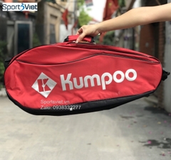 Túi đựng vợt cầu lông Kumpoo giá rẻ  KGS-26S Xanh, đỏ chính hãng