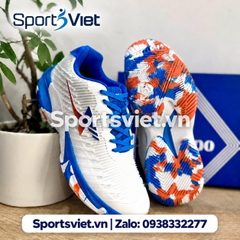 Giày XP Xampo War Trắng Xanh - Giày Cầu Lông, Pickleball, Bóng Chuyền Chính Hãng