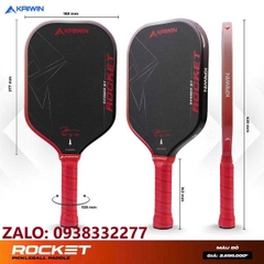 Vợt Pickleball Kaiwin Rocket 14mm & 16mm - Màu kem