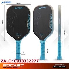 Vợt Pickleball Kaiwin Rocket 14mm & 16mm - Màu xanh coban