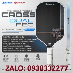 Vợt Pickleball Kaiwin Gamicy Cross 16mm- Màu xanh chuối