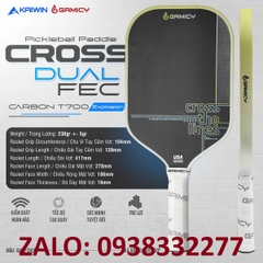 Vợt Pickleball Kaiwin Gamicy Cross 16mm- Màu xanh bích