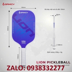 Vợt Pickleball Kaiwin PANTHER chính hãng viền đen