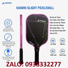Vợt Pickleball Kaiwin Slight T700 14mm xanh đen