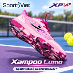Giày XP Xampoo Lumo Hồng Tím - Giày Pickleball Chuyên Dụng Nam Nữ Chính Hãng Giá Rẻ