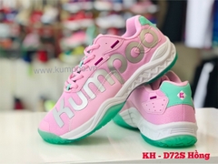 Giày Cầu lông Kumpoo KH-E72S - Phân phối chính hãng (màu Hồng sen - tặng kèm 01 vợt Kumpoo C66)