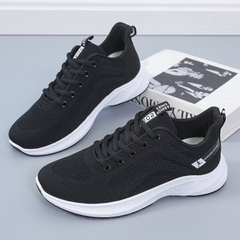 Giày thể thao sneaker nữ Hot Trend 2021 -Hamishu 135 màu đen