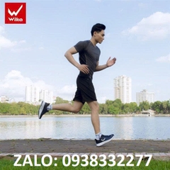 Giày chạy bộ Wika Cross X màu navy