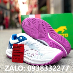 Giày VHD Infiniti trắng xanh (cầu lông, bóng chuyền, tennis, bóng bàn, Pickleball)