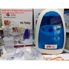 Máy Xông Hút Mũi 2 Trong 1 AG Life Hi Baby ( BH 08 NĂM - TBYT BẠCH MAI)