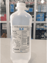 CHAI NƯỚC MUỐI TRUYỀN BARAUN (Natri Clorit 0,9%) ( chai 500ml )