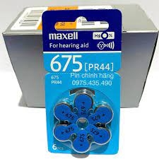 PIN TRÒN XOAY 675 DÙNG TRONG MÁY TRỢ THÍNH