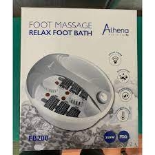 [BẢO HÀNH 1 NĂM] BỒN NGÂM CHÂN, BỒN MASSAGE CHÂN, MASSAGE CHÂN HỒNG NGOẠI ATHENA FB200- CÔNG NGHỆ HOA KỲ