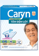 Tấm đệm lót Caryn siêu thấm 10 miếng/20 miếng bảo vệ chống trào
