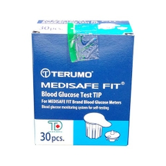 (Date xa) QUE THỬ ĐƯỜNG HUYẾT TERUMO MEDISAFE FIT (LỌ 30 QUE)