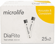 Que thử đường huyết MICROLIFE DiaRite Test (50 que)