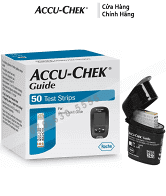 QUE THỬ ĐƯỜNG HUYẾT ACCU-CHECK GUIDE 1 HỘP 50 QUE THỬ