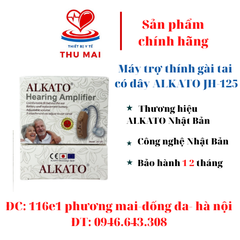 Máy trợ thính gài tai có dây ALKATO JH-125 - Tai nghe trợ thính cho người già- BẢO HÀNH 12 THÁNG