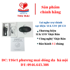 Tai nghe trợ thính sạc điện cao cấp ALKATO JH-A51 - Máy trợ thính cho người già, người bệnh- BẢO HÀNH 12 THÁNG