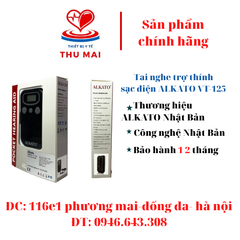 Máy trợ thính gài tai có dây ALKATO VT-125 - Tai nghe hỗ trợ người già, người bệnh - BẢO HÀNH 12 THÁNG