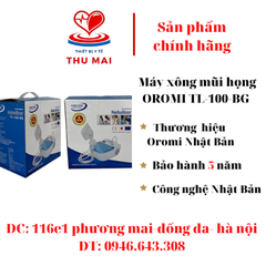 Máy xông khí dung OROMI TL-100-BG- BẢO HÀNH 5 NĂM-THIẾT BỊ CHĂM SÓC SỨC KHOẺ GIA ĐÌNH