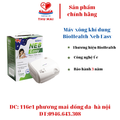 Máy Xông Mũi Họng BIO HEALTH NEB EASY [Nhập khẩu Úc, Bảo Hành 03 Năm]