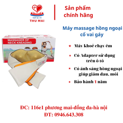 Máy massage cổ vai gáy 6D hồng ngoại HM-V85