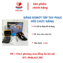 Găng Tay Robot Phục Hồi Chức Năng Bàn Tay - Dành Cho Người Tai Biến, Bị Liệt, Đột Quỵ