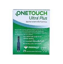 [Date xa] Que Ultra thử đường huyết OneTouch Ultra plus hộp 25 que