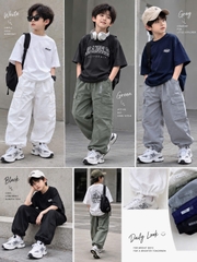 Quần dài jogger dù Uniqlo