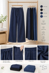 Quần jean mềm lưng thun Uniqlo